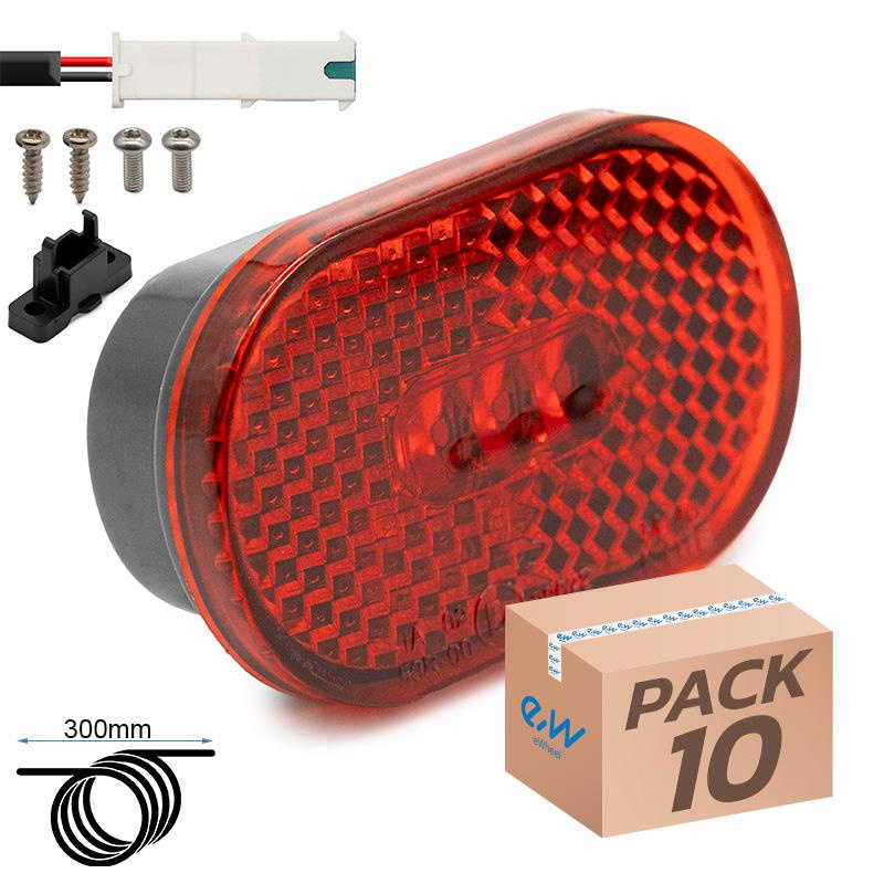 Fanale posteriore parafango 5-12V per Xiaomi 1S Essential Pro2 e MI3 - 10 pezzi