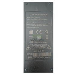 Cargador de batería Btwin - 36 V, 2 Ah - XLR macho de 4 pines