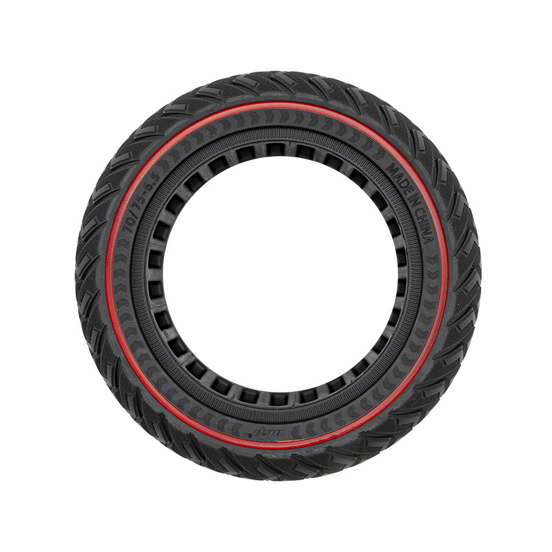 Pneu plein off-road 70/75-6,5 ligne rouge