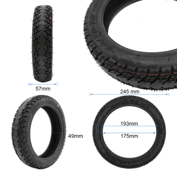 Tubeless off-road tire 60/70-7.0