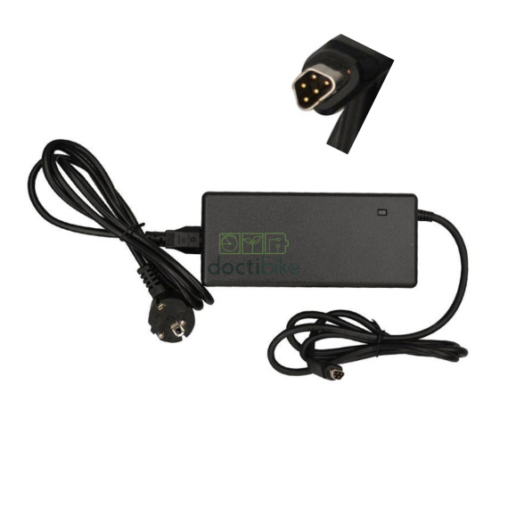 Cargador Neomouv de 36 V y 2 A compatible con las baterías de bicicleta Montana, Nova y Croony