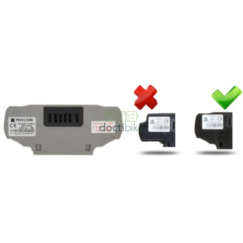 Joycube "Wall-ES" XH370 Bike Battery - 36V / 14Ah - with DC connector, RCA adapter included