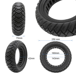 Roue pleine 10x3 / 255x80 (80/65-6)