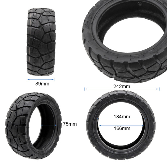 Pneumatico tubeless 80/50-6.5 Ewheel Rhinotrack Runflat