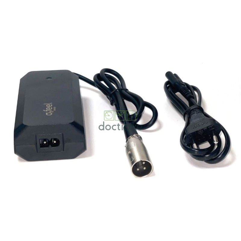 Caricabatterie O2Feel 36 V 2 Ah a 3 poli per batterie PowerPack / iPowerPack e iPowerPack Advanced