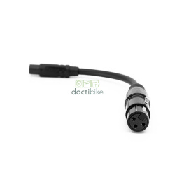 O2Feel-adapter voor 3-pins-oplader / iPowerFit-accu voor fietsen vanaf 2022: iVog, iPeps en iPop