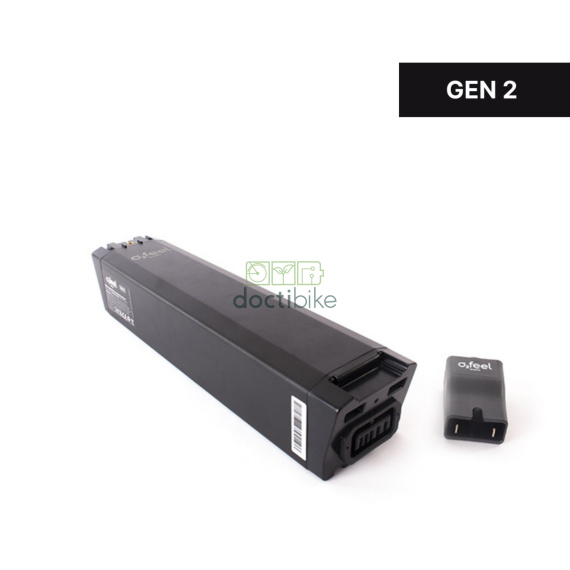 Batería O2Feel iPowerPack Advanced de 3 pines, 36 V, 720 Wh, Gen2, para motorización central Shimano