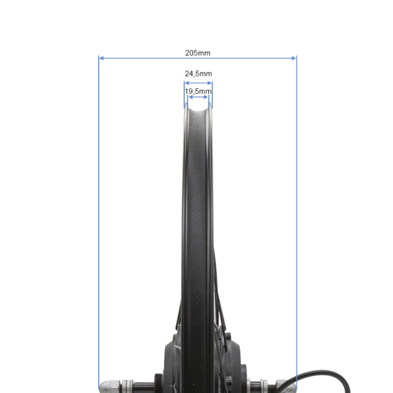 Achterwielmotor 27,5x1,95 250 W/42 Nm VENTIX/ARENOX