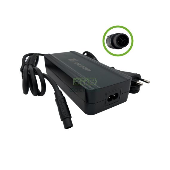 QWIC Battery Charger - 36V (42V) 2Ah - 3-pin Y-shaped charging connector