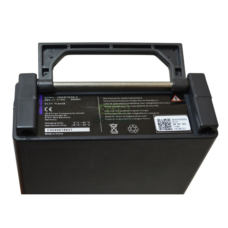 Akku Wiederaufarbeitung  TRANZX BL03 ARCADE 36V 11 Ah Grau