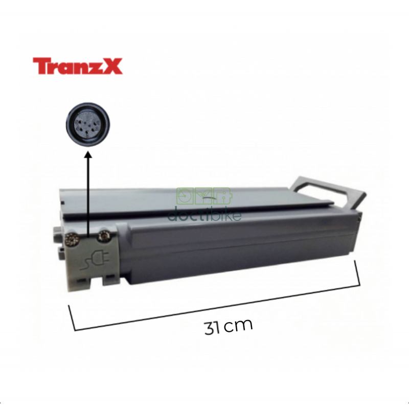 Batterie TRANZX BL03 36V 11 Ah Grise/Noir