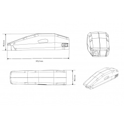 Batería compatible YAMAHA PW, PW-X, PW-SE y PW-TE 36V 17Ah Batería compatible YAMAHA PW, PW-X, PW-SE y PW-TE 36V 17Ah