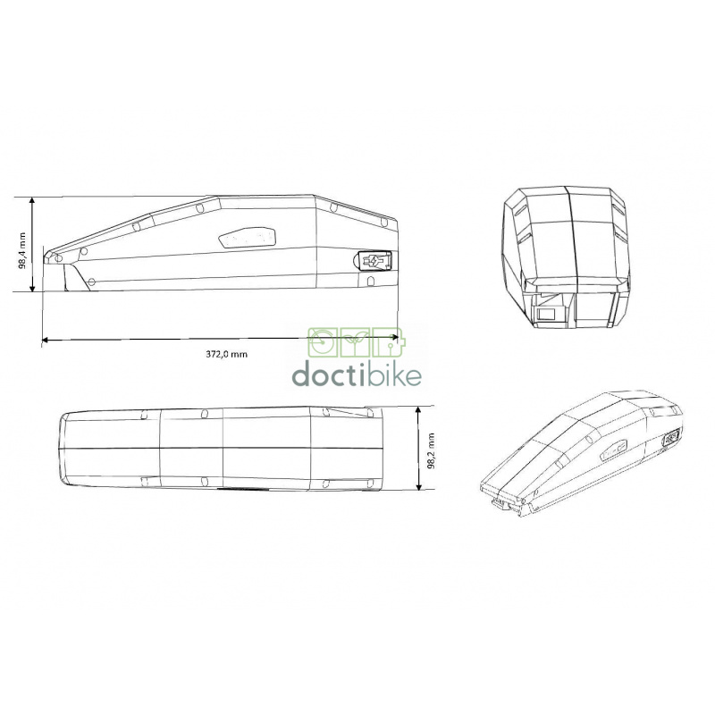 Batterie Compatible YAMAHA PW, PW-X, PW-SE et PW-TE 36V 17Ah
