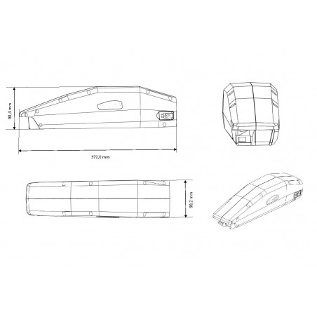 Batterie Compatible YAMAHA PW, PW-X, PW-SE et PW-TE 36V 17Ah