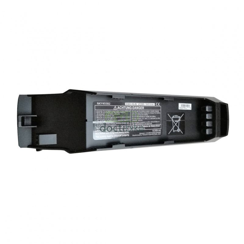 Deluxe Battery Panasonic 48V 8Ah vollblut black frame