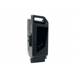 Batterie Panasonic Next-Generation 36V 12Ah s-Sattelrohr schwarz/blau