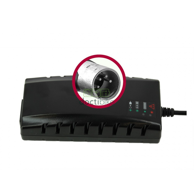 Cargador Doctibike Impulse Kalkhoff 36V3Ah XLR 4-pin