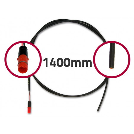 Câble Brose S Mag pour feu arrière 1400 mm