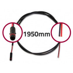 Brose-Kabel für Rücklicht 1950 mm Brose-Kabel für Rücklicht 1950 mm