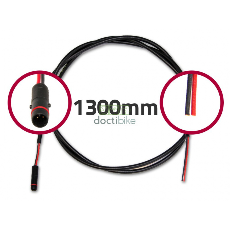 Cable Brose para luz trasera sin PVC 1300 mm