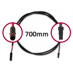Cable Brose para luz trasera JST 700 mm Cable Brose para luz trasera JST 700 mm