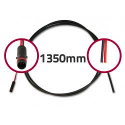 Cable Brose para luz trasera Tapa final sin PVC 1350 mm Cable Brose para luz trasera Tapa final sin PVC 1350 mm