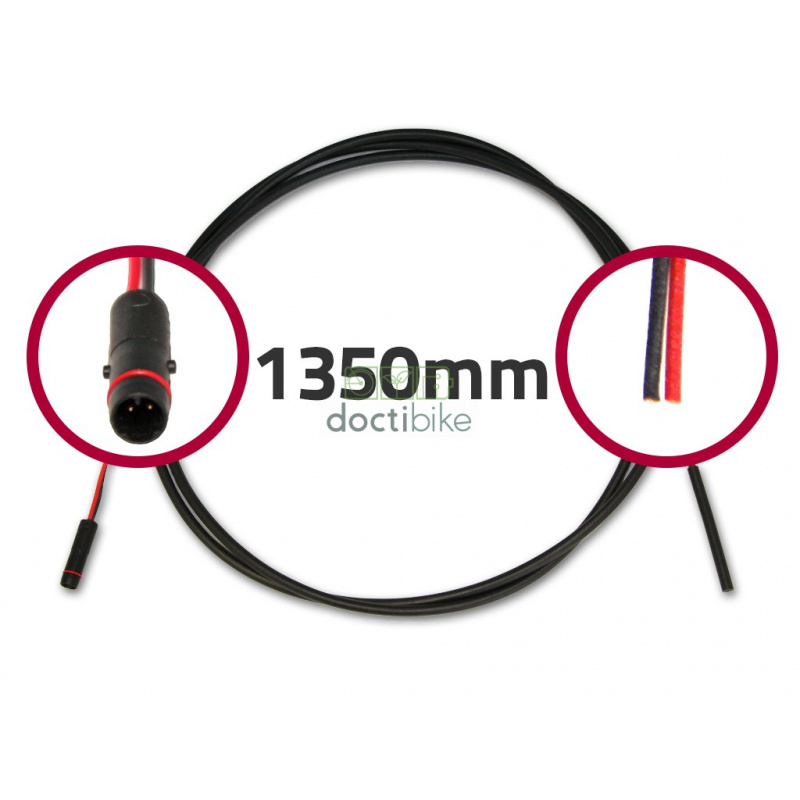 Câble Brose pour feu arrière embout sans PVC 1350 mm