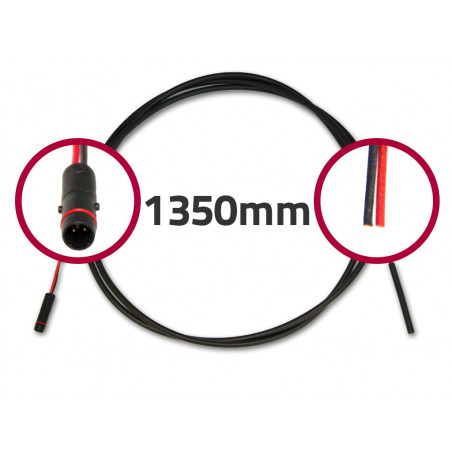Câble Brose pour feu arrière embout sans PVC 1350 mm