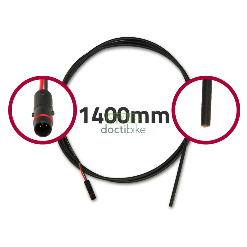 Brose cable for front light without PVC 1400 mm