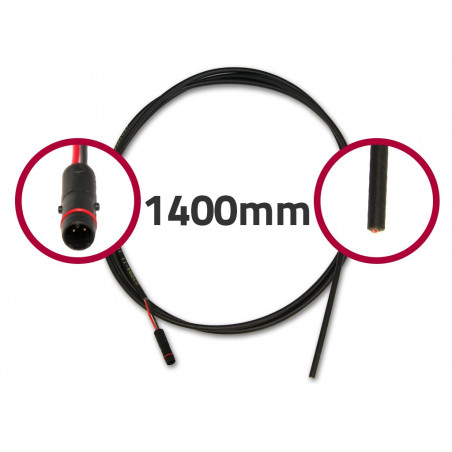 Cable Brose para luz frontal sin PVC 1400 mm
