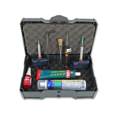 Maintenance toolbox for motor brushes