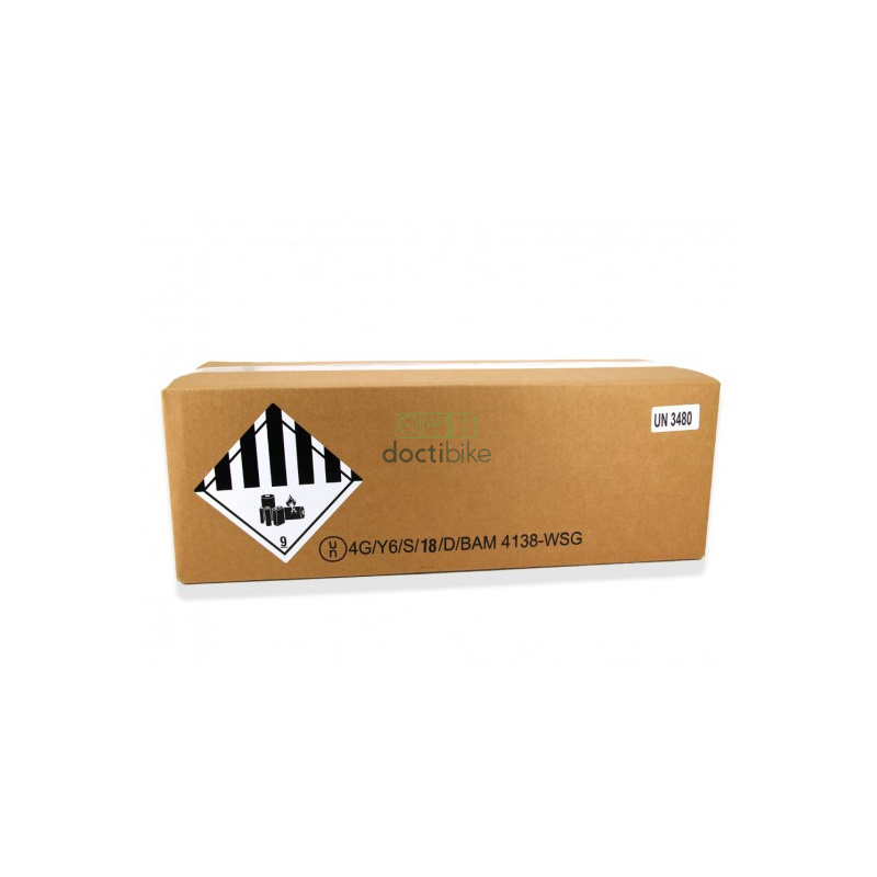 Carton pour 1 batterie homologué matière dangereuse 473 x 190x 158 mm
