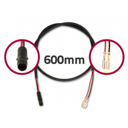 Brose-Kabel für Frontleuchte mit 600-mm-Kabelschuh Brose-Kabel für Frontleuchte mit 600-mm-Kabelschuh