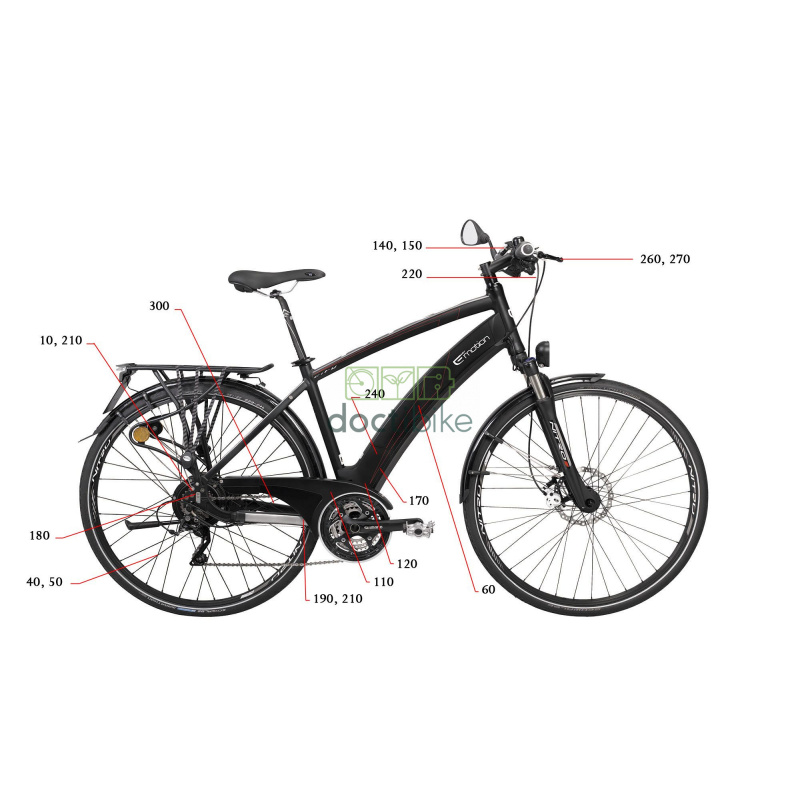 BATTERIE BH NEO CITY 700 SP 36V 9Ah