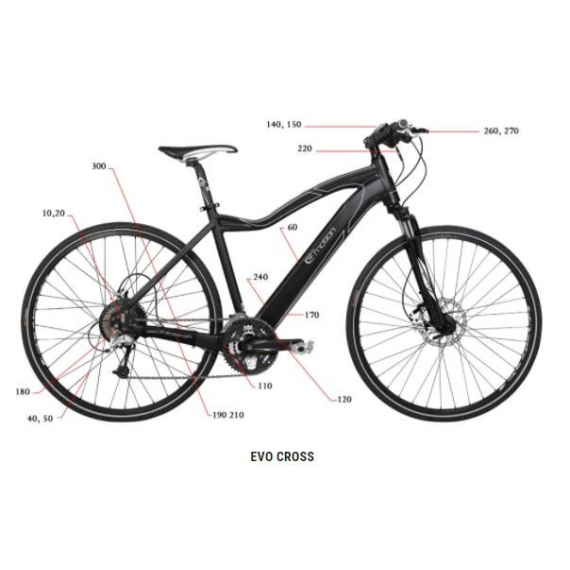 BH EVO EV705 36V 500Wh batería BH EVO EV705 36V 500Wh batería