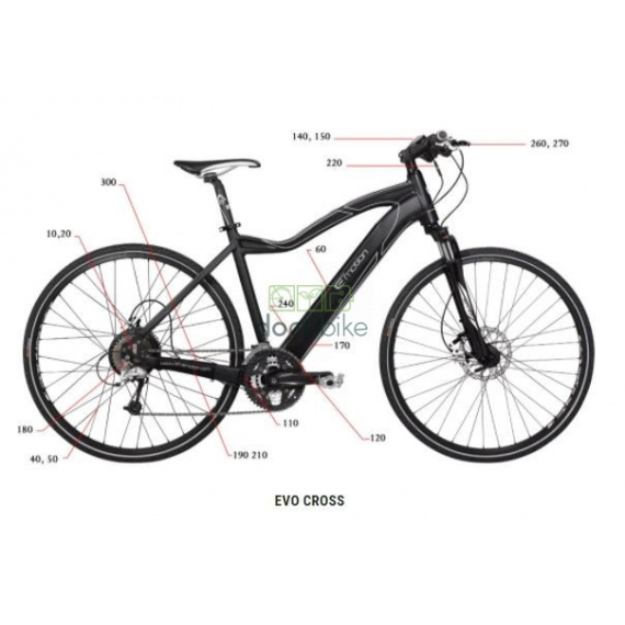 Battery BH EVO EV705 36V 500Wh