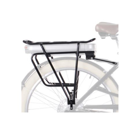 Portaequipajes bicicleta eléctrica de 26'' - TS2015/16 y Bafang - Alu - Negro