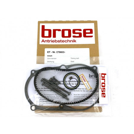 Wartungssatz für BROSE S-Mag Motor (Riemen, etc.)