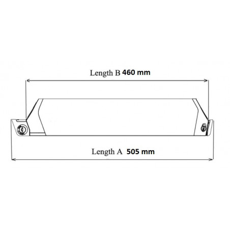 Batterie DORADO ID-PRO 36V 10Ah 505mm