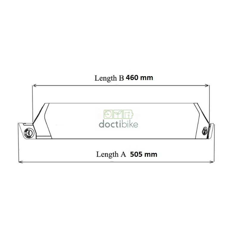 Batterie DORADO ID-PRO 48V 10,5Ah 505mm