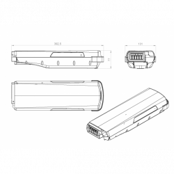 Batterie Compatible BOSCH PowerPack 624Wh Porte-Bagage Batterie Compatible BOSCH PowerPack 624Wh Porte-Bagage