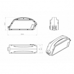 Batería compatible BOSCH PowerPack 612Wh Frame Batería compatible BOSCH PowerPack 612Wh Frame