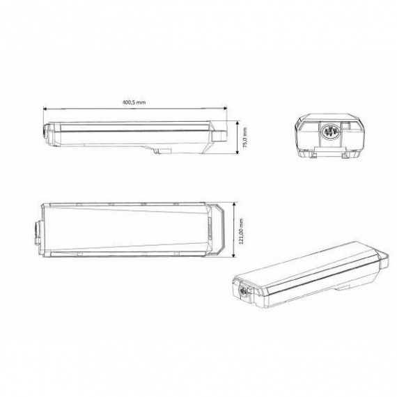 Batterie Compatible Bosch PowerPack 745Wh Porte-Bagages Active Line Batterie Compatible Bosch PowerPack 745Wh Porte-Bagages Active Line
