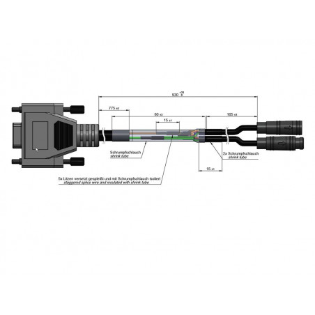 Câble en Y USB2CAN HIGO