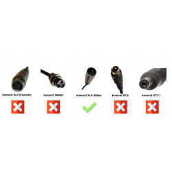 Lithium-Ionen-Ladegerät 24V2A - XLR-Stecker Lithium-Ionen-Ladegerät 24V2A - XLR-Stecker