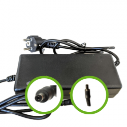 Chargeur Lithium Ion 24V2A - Embout JACK Chargeur Lithium Ion 24V2A - Embout JACK