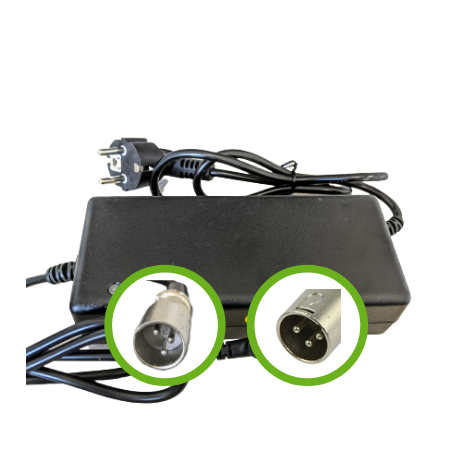 Lithium Ion 24V2A charger - XLR male connector