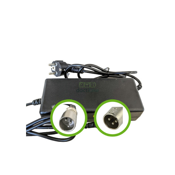 Chargeur Lithium Ion 24V2A - Embout XLR Mâle