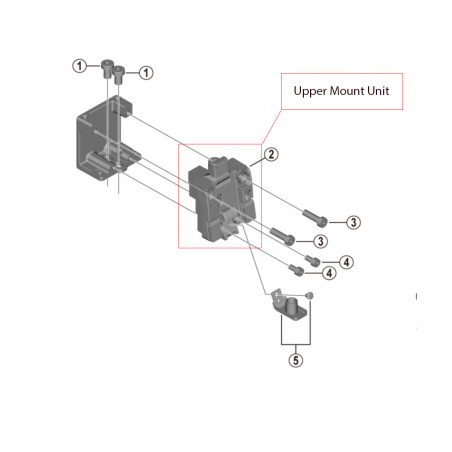 Support Batterie Shimano Supérieur BM-E8031