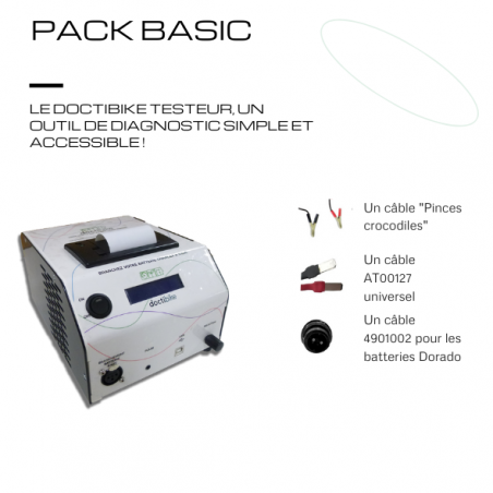 BASIC Pack: Doctibike Tester and universal cables